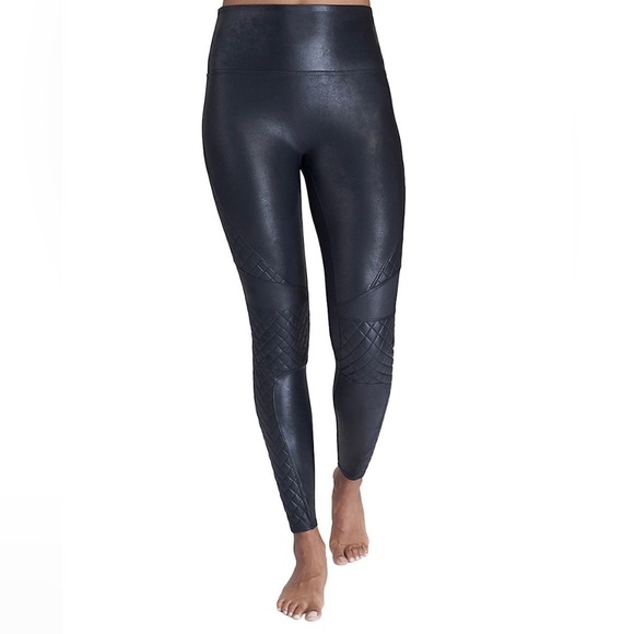SPANX Pants - Spanx Quilted Faux Leather Pants